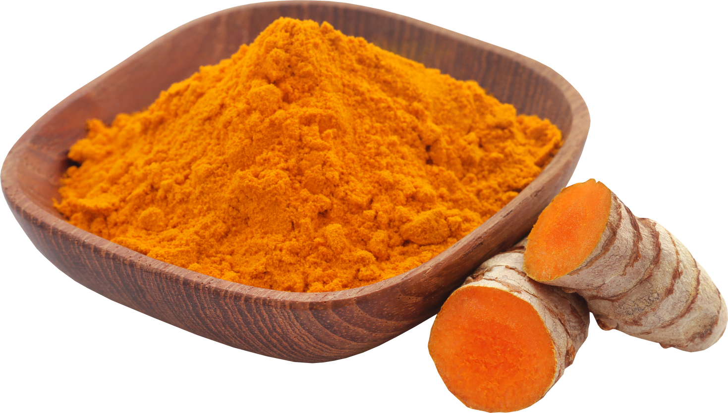 Raw Turmeric with Powder