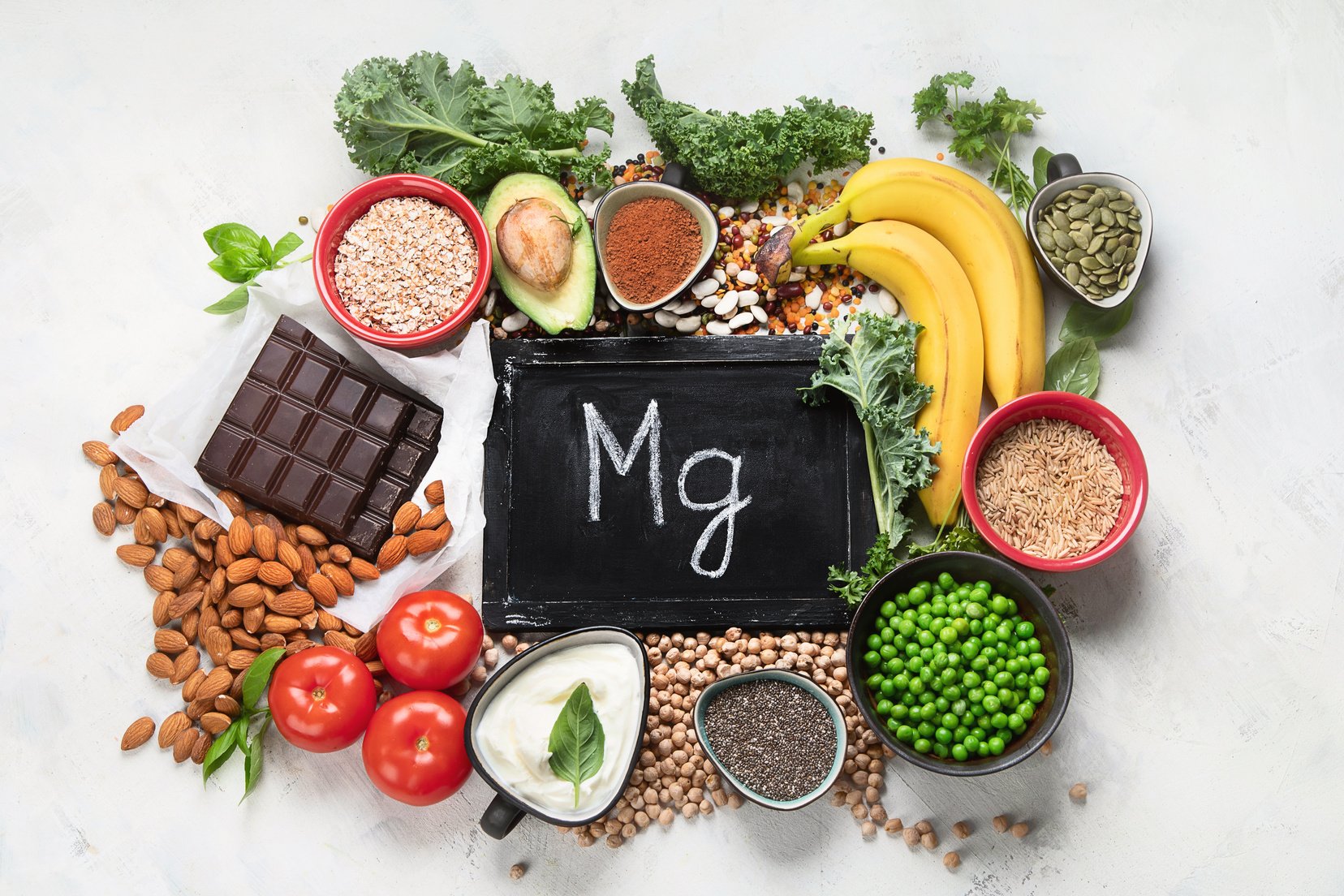 Food containing magnesium.